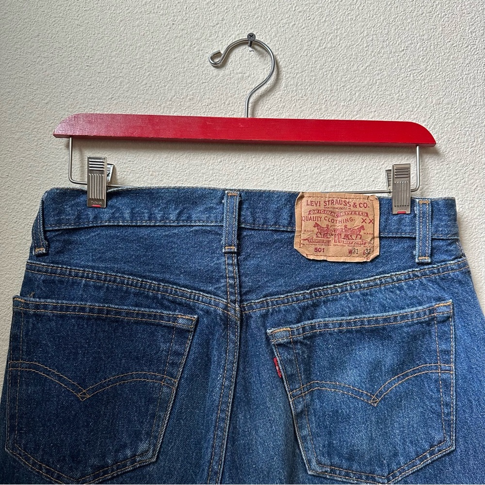 80s Levis 501 Dark Wash
